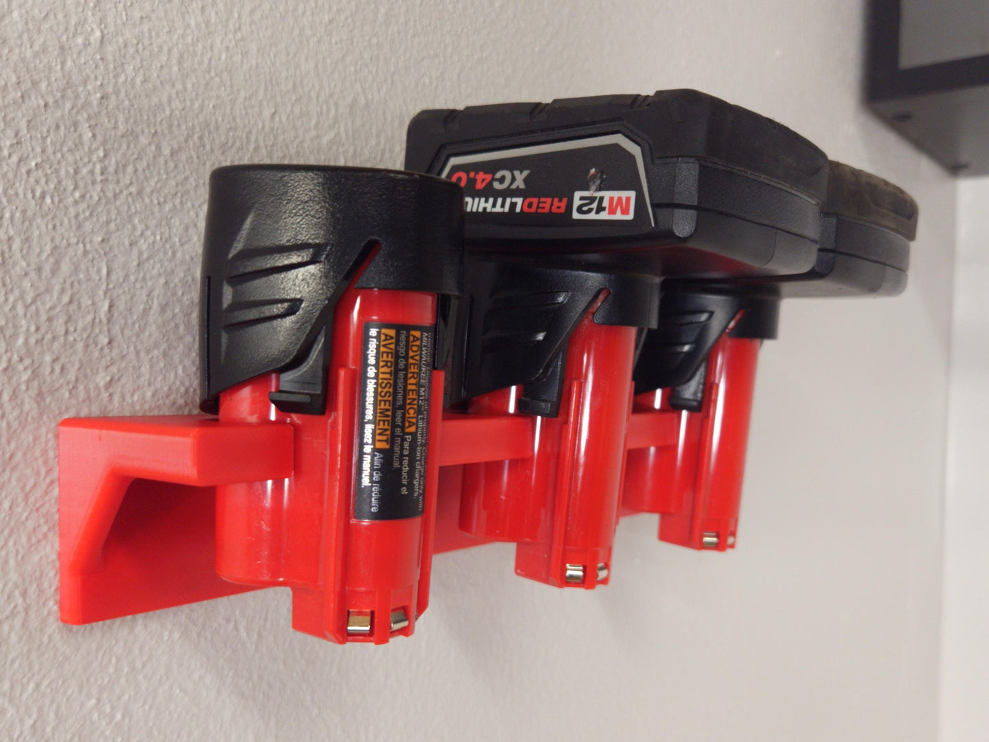 Milwaukee M12 Battery Holder – 3 Slot