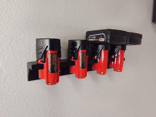 Milwaukee M12 Battery Holder – 4 Slot