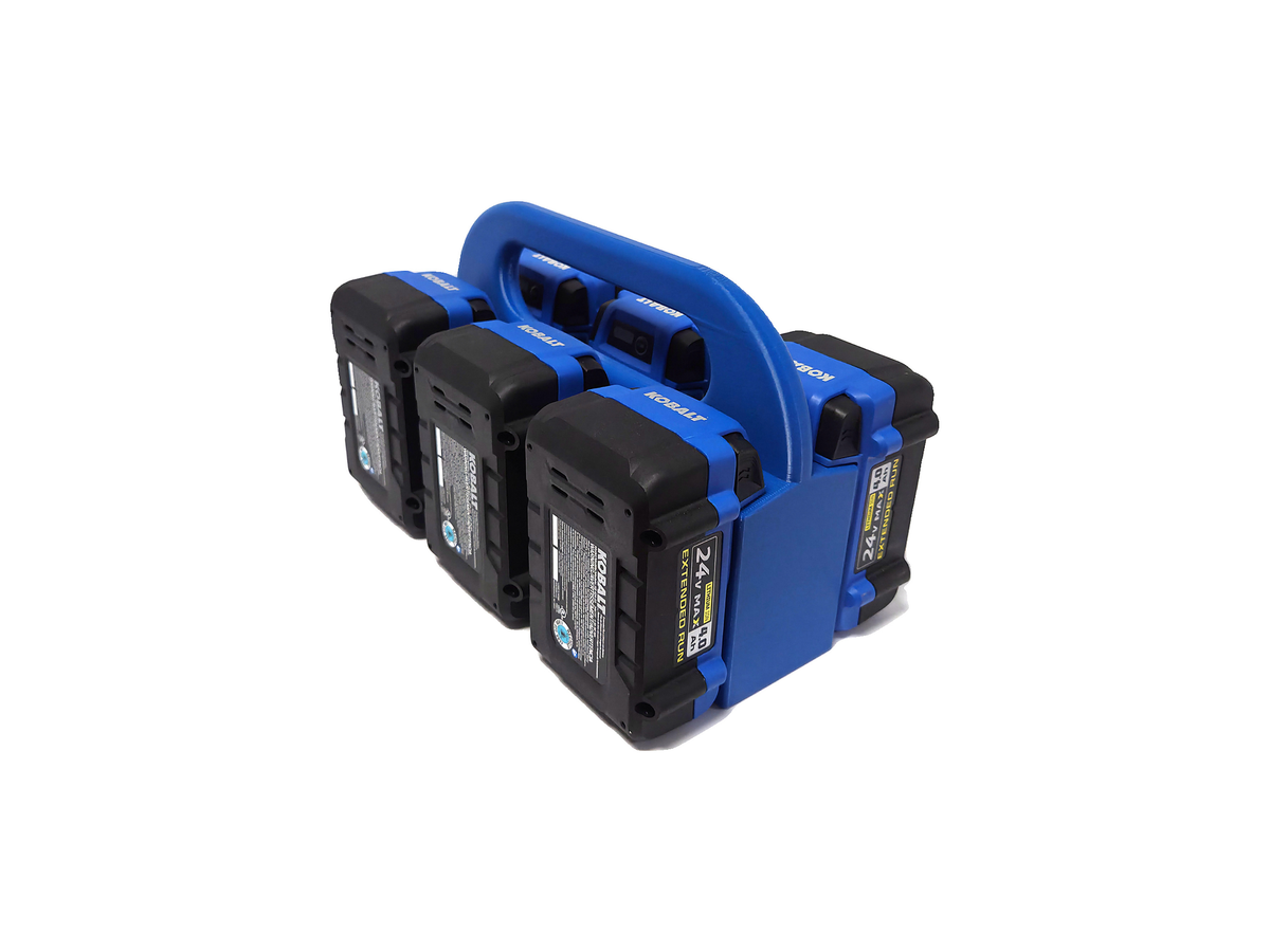 Kobalt 24V Battery Carrier – 6 Bank