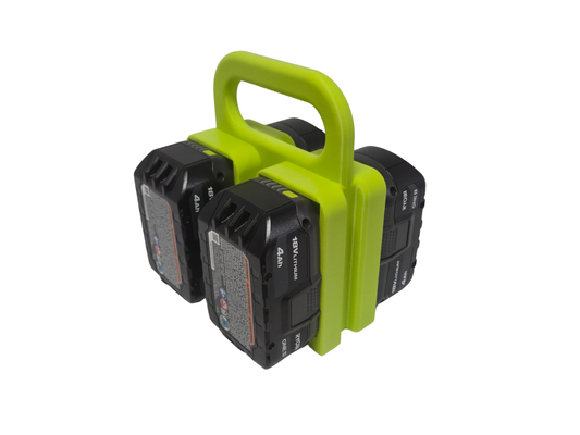 Ryobi 18V Battery Holder – 4 Bank