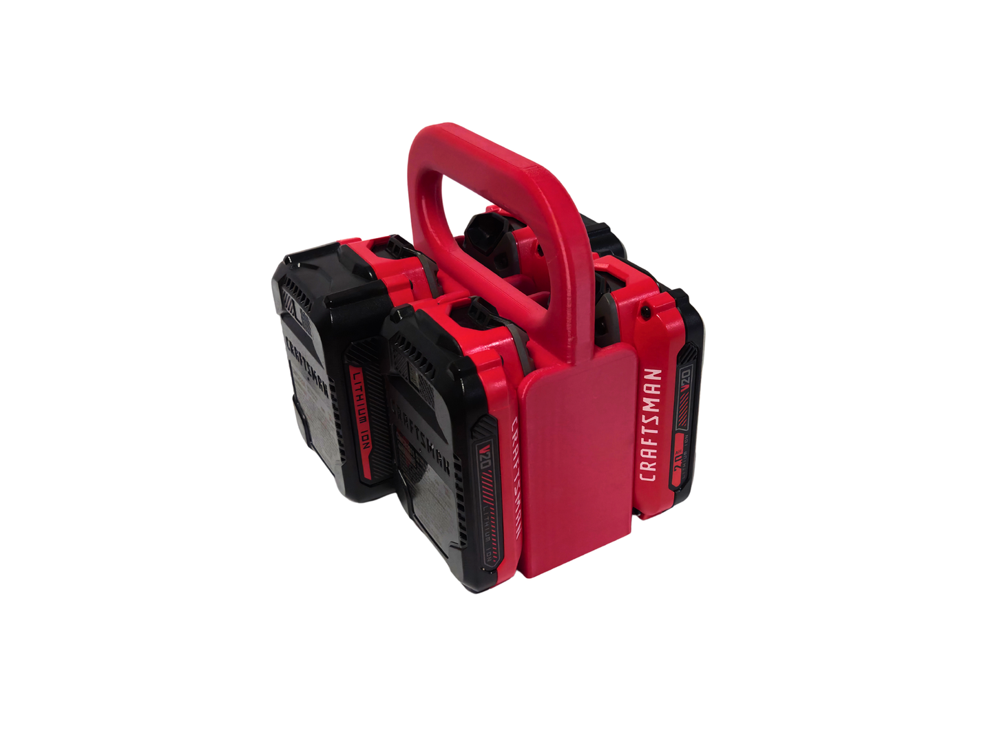 Craftsman 20V Battery Holder – 4 Bank