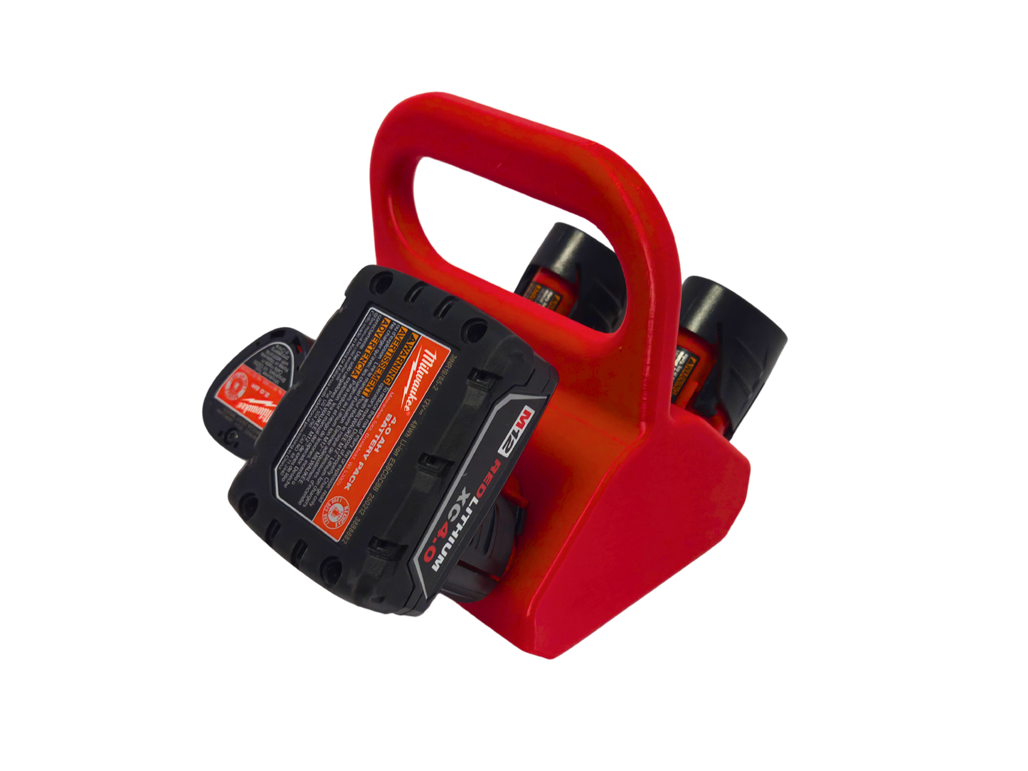 Milwaukee M12 Battery Holder – 4 Bank