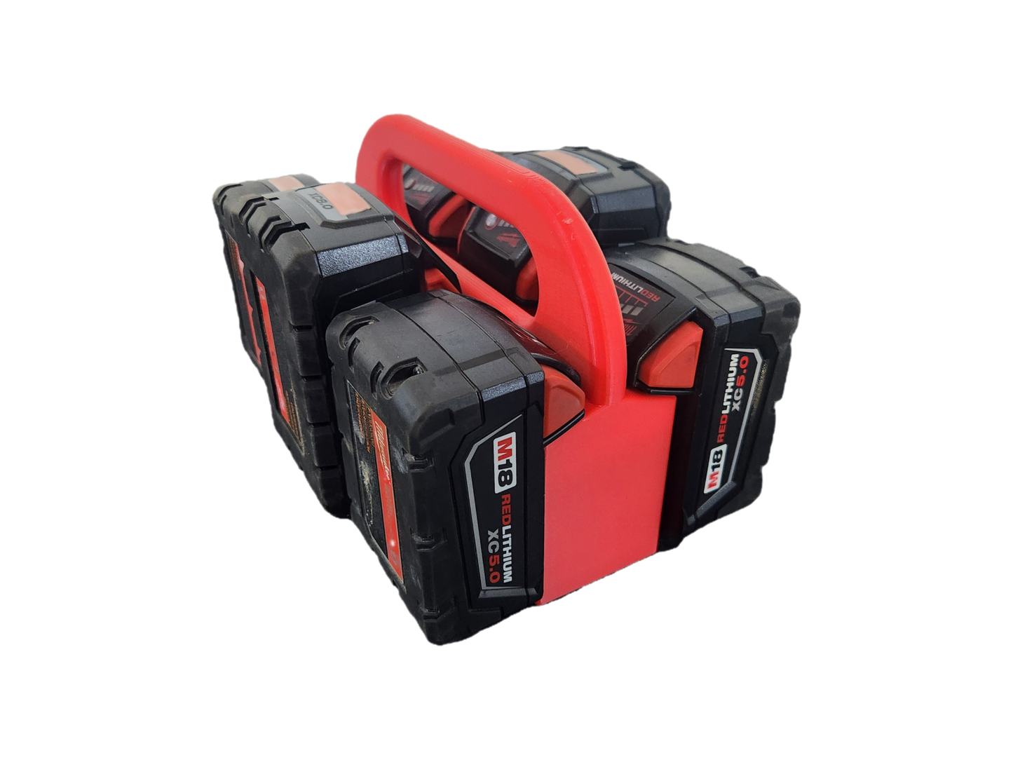 Milwaukee M18 Battery Holder – 6 Bank
