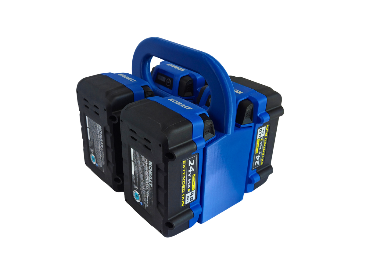 Kobalt 24V Battery Carrier – 4 Bank