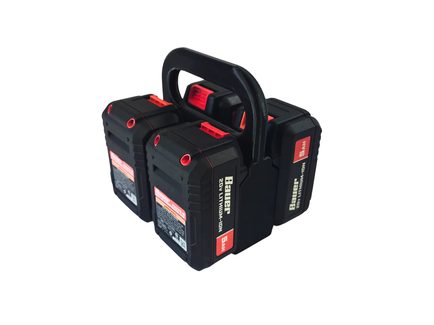 Bauer 20V Battery Holder – 4 Bank