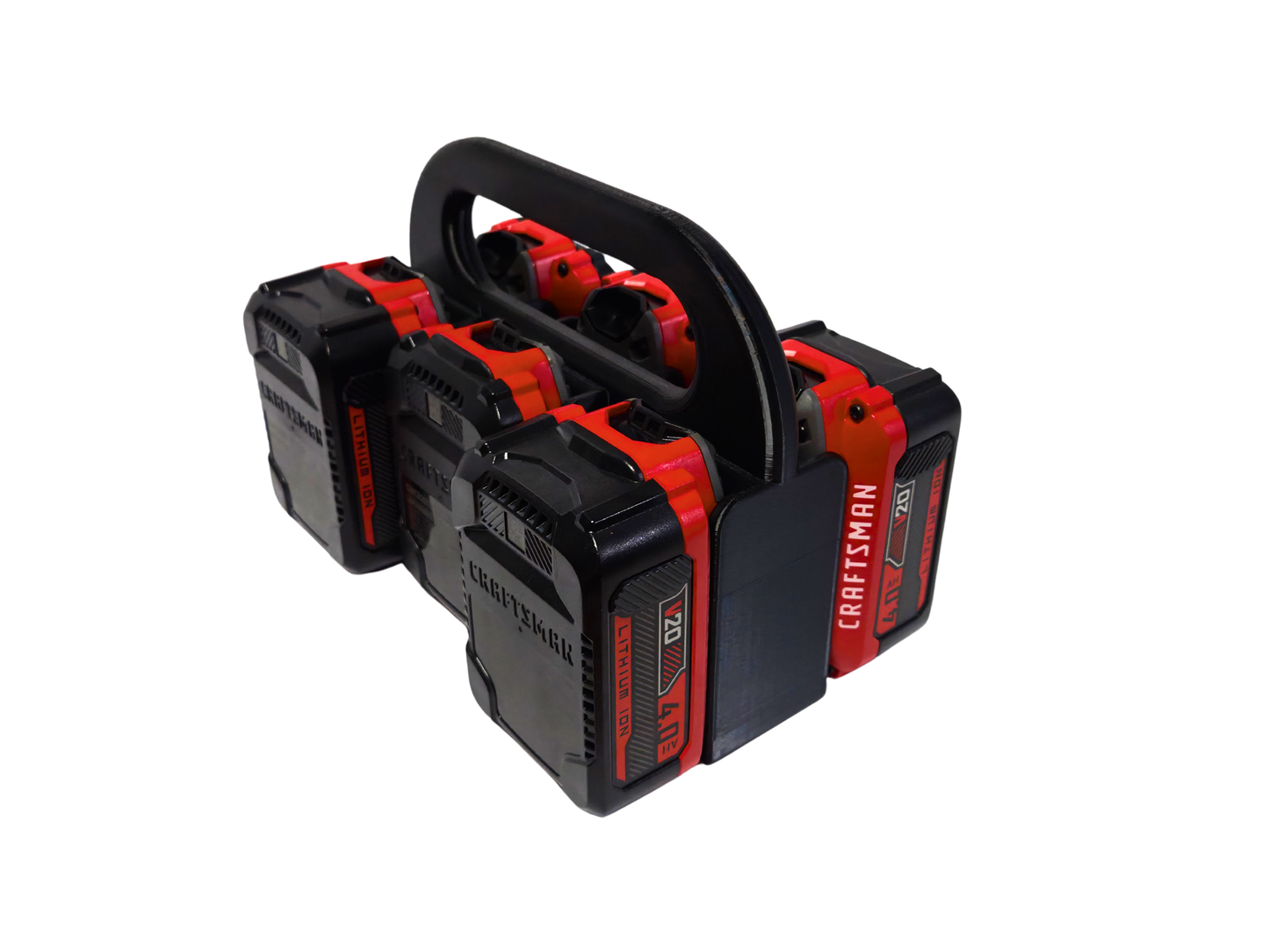 Craftsman 20V Battery Holder – 6 Bank