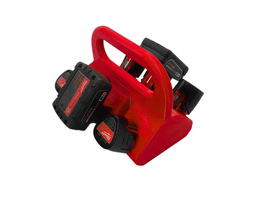 Milwaukee M12 Battery Holder – 6 Bank