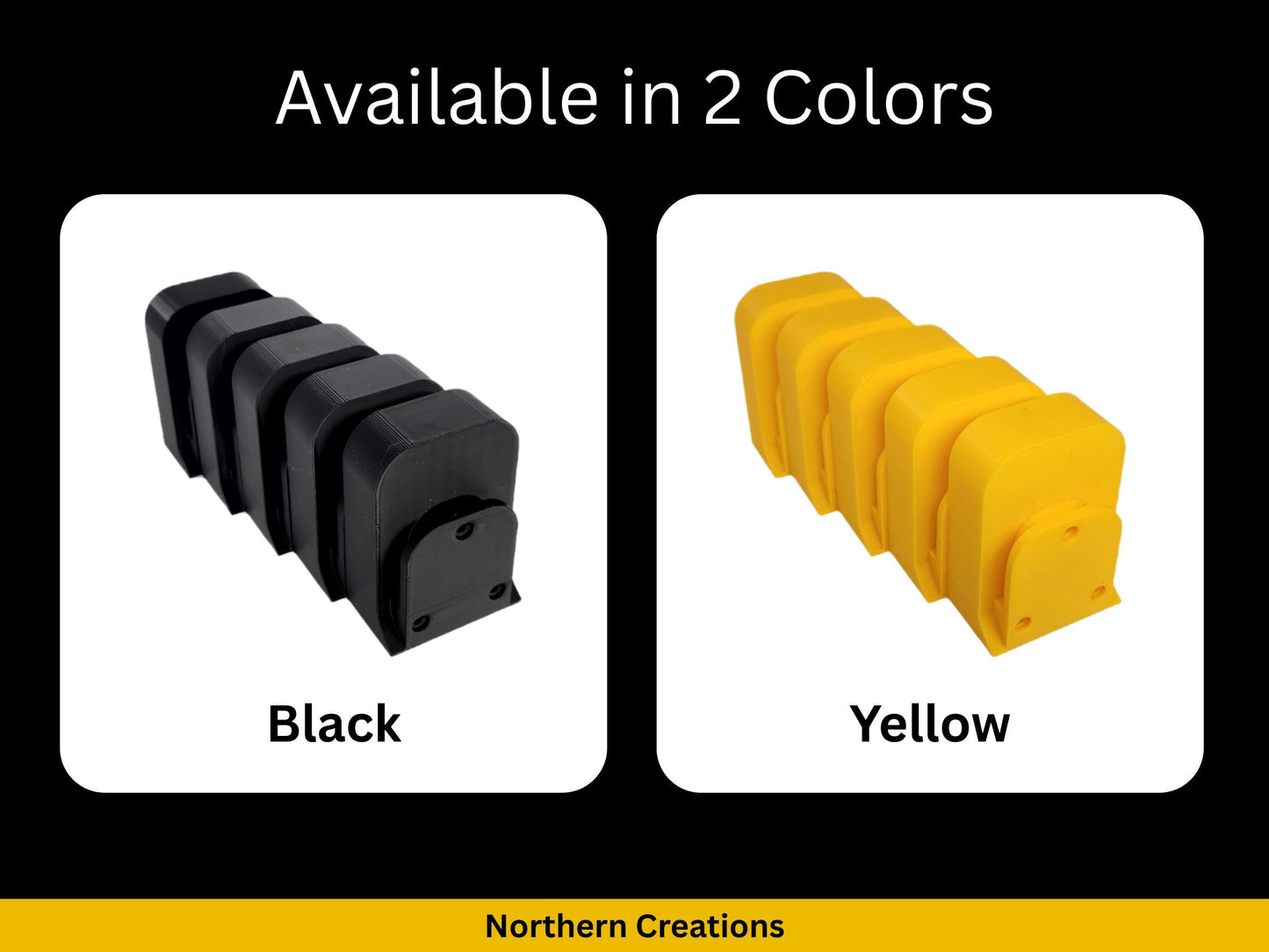 DeWalt 20V / 60V Tall Tool Mounts – 5 Pack