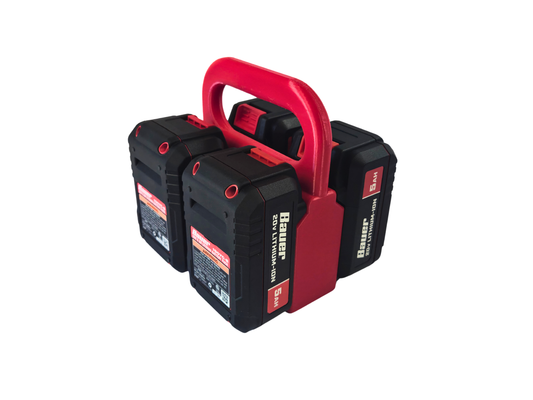 Bauer 20V Battery Holder – 4 Bank