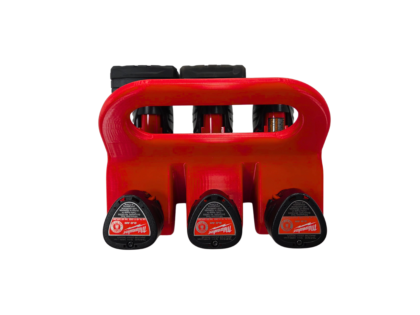 Milwaukee M12 Battery Holder – 6 Bank