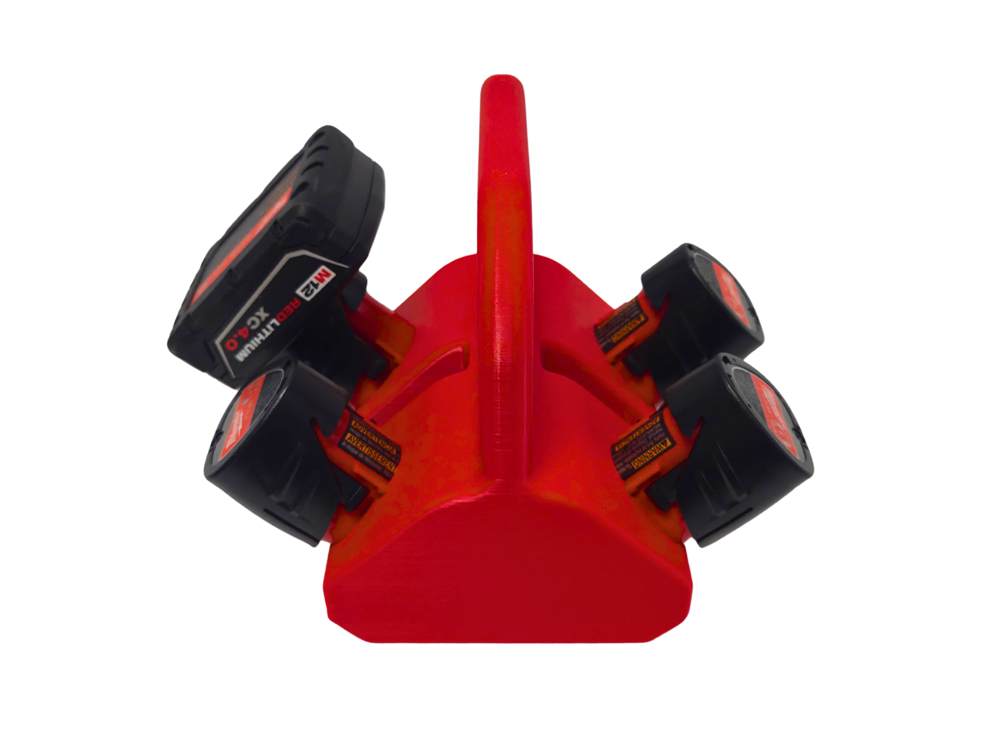 Milwaukee M12 Battery Holder – 4 Bank