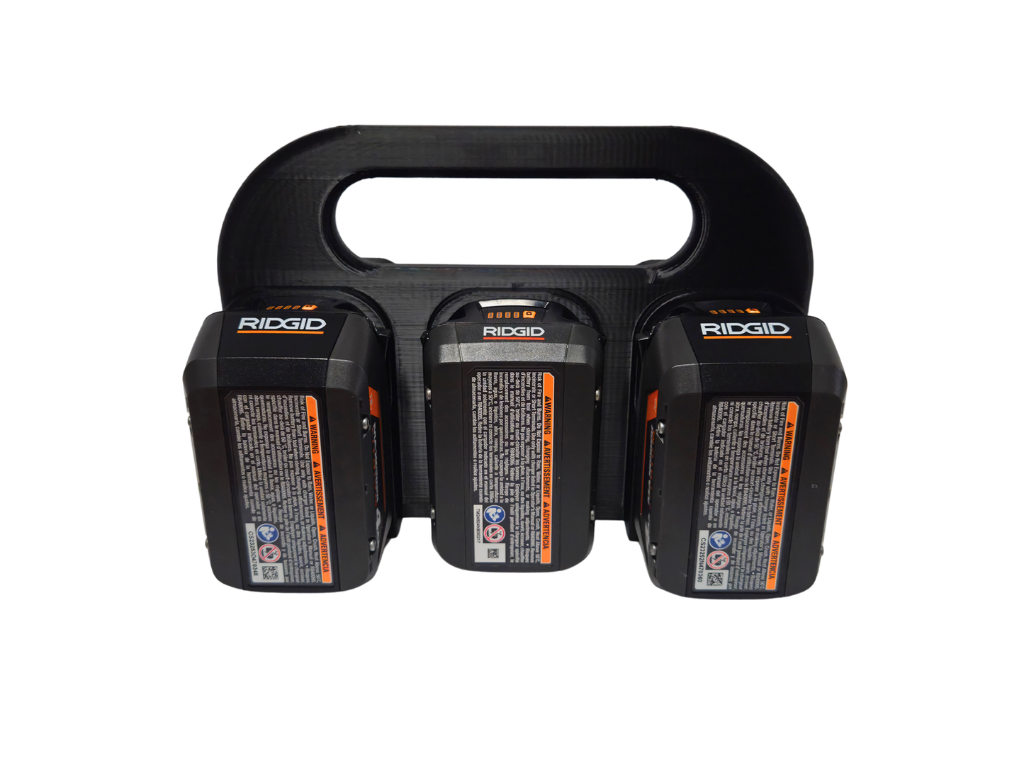 Ridgid 18V Battery Holder – 6 Bank