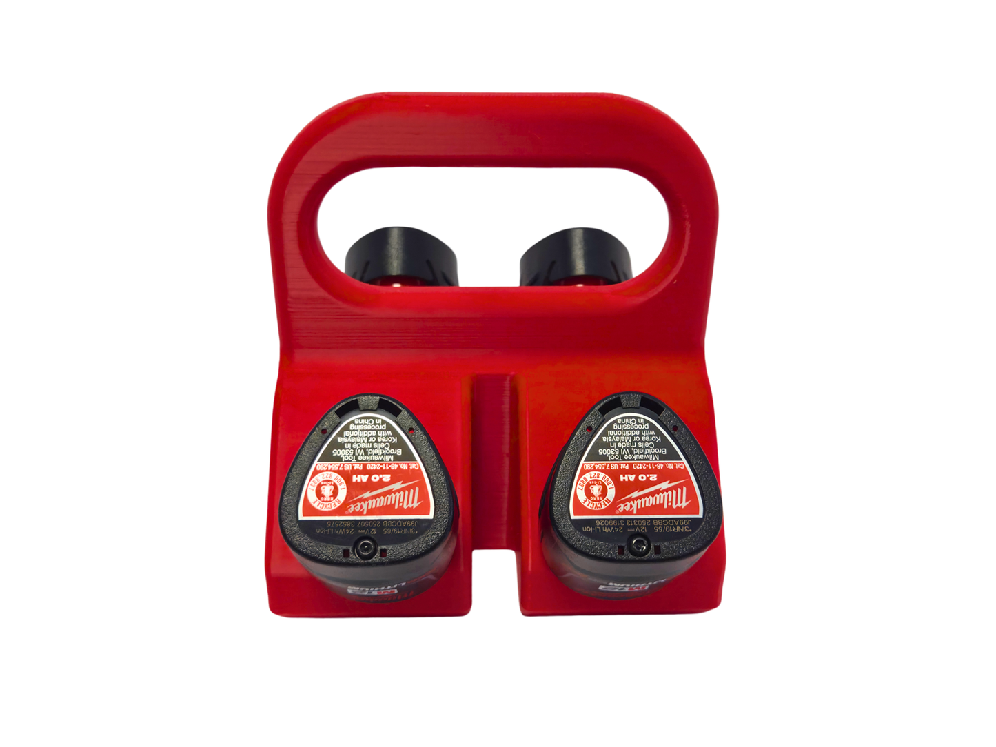 Milwaukee M12 Battery Holder – 4 Bank