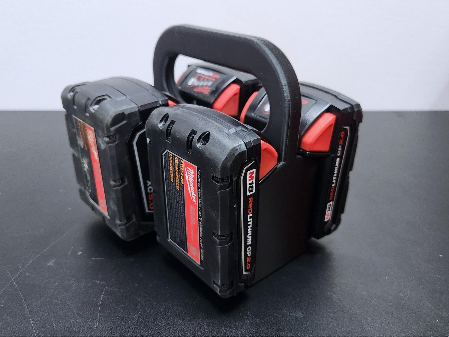 Milwaukee M18 Battery Holder – 4 Bank