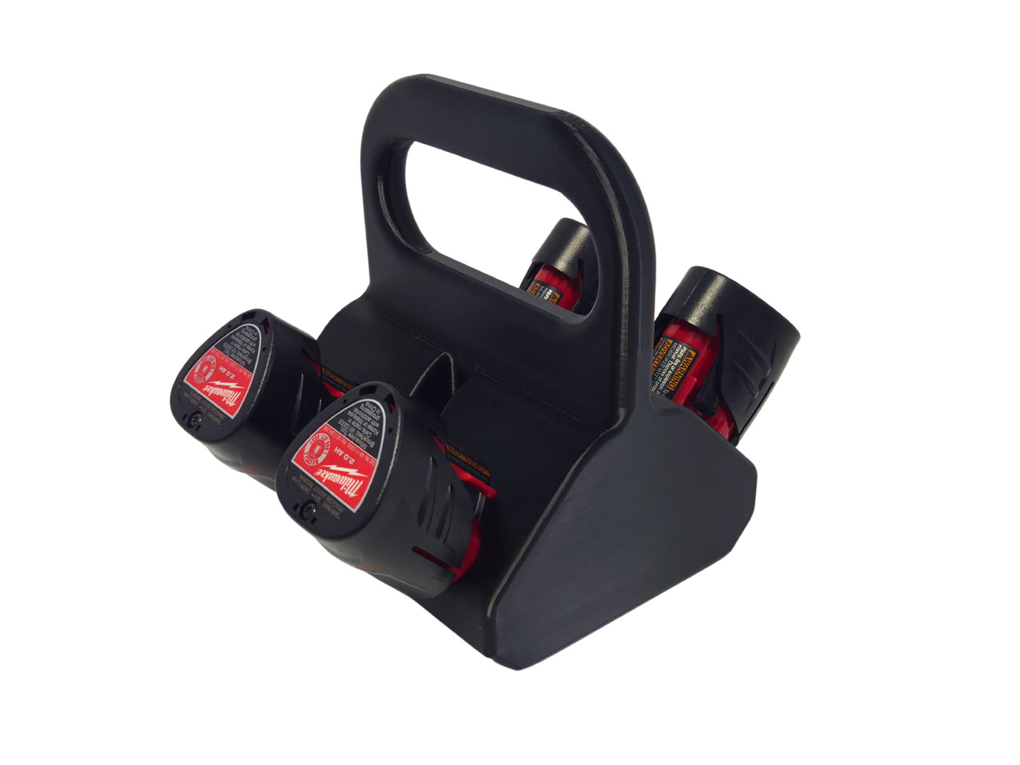 Milwaukee M12 Battery Holder – 4 Bank