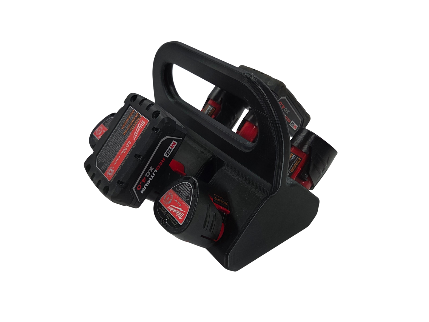 Milwaukee M12 Battery Holder – 6 Bank