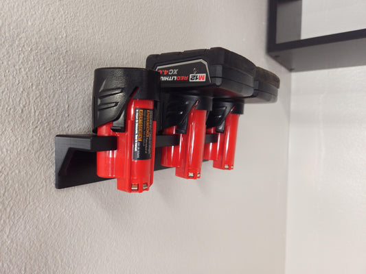 Milwaukee M12 Battery Holder – 3 Slot