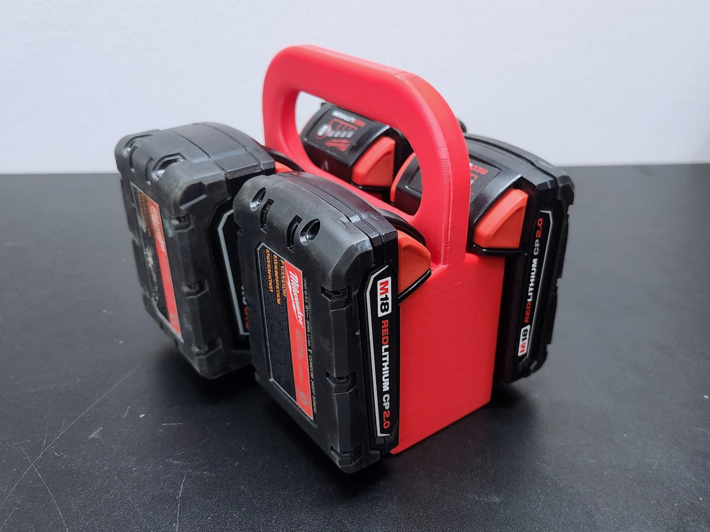 Milwaukee M18 Battery Holder – 4 Bank