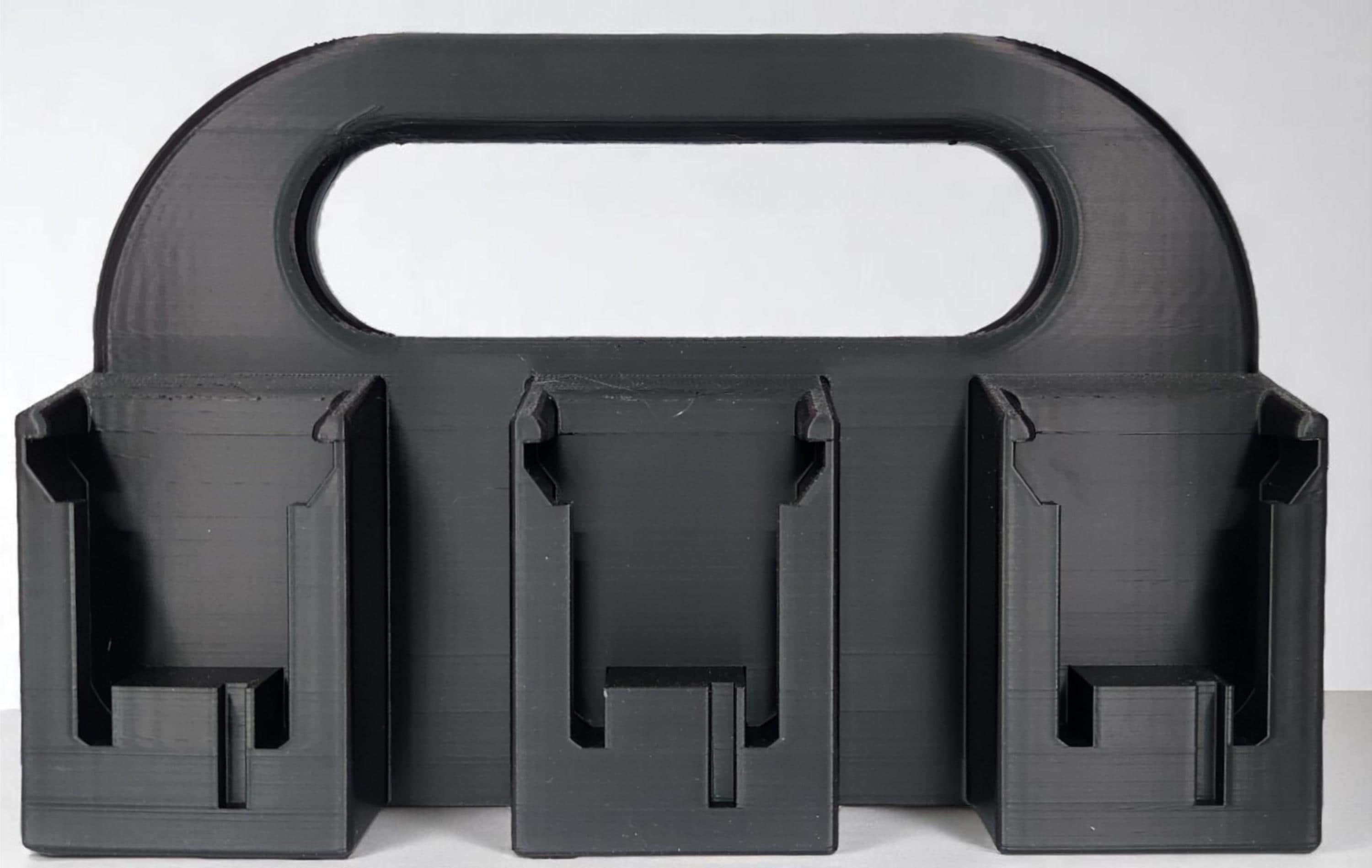 Milwaukee M18 Battery Wall Mount Holder - 6-Pack Organizer (Body Only)