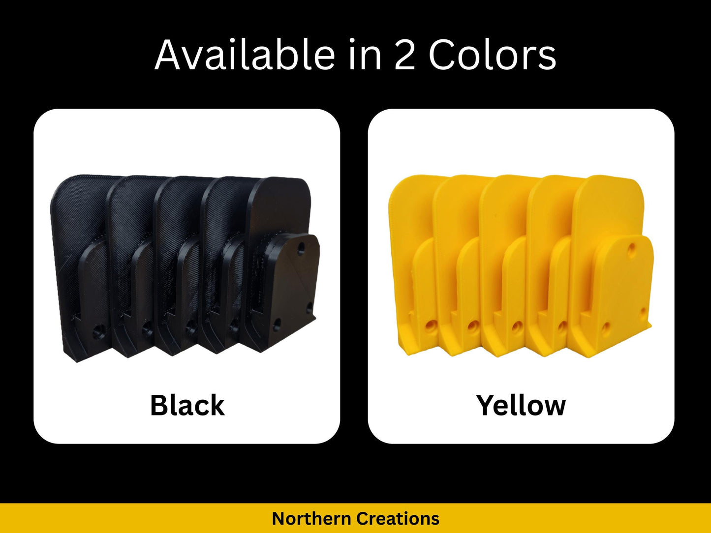 DeWalt 20V/60V Tool Mounts – 5 Pack